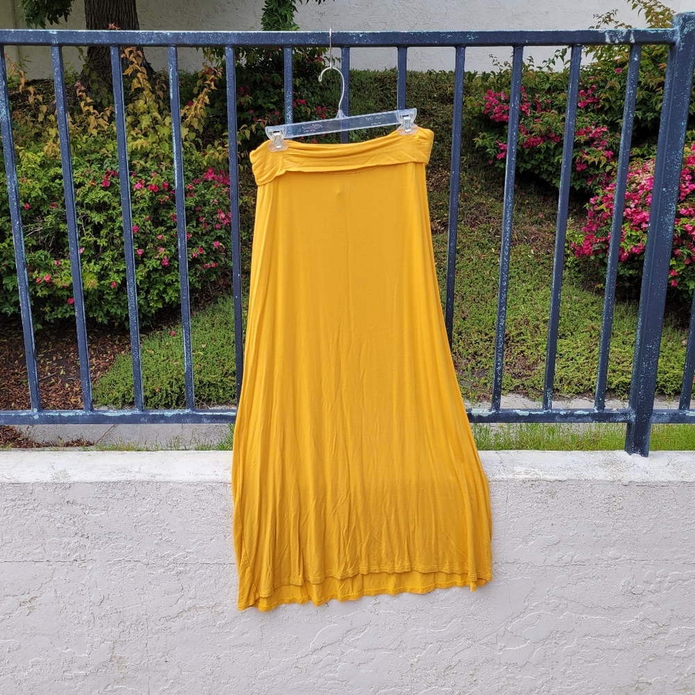 Yellow Maxi Skirt